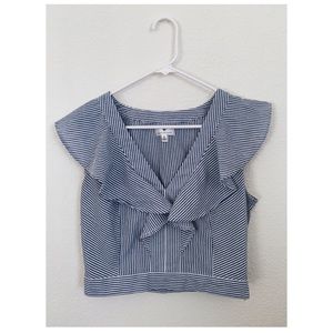 Cropped Striped Top